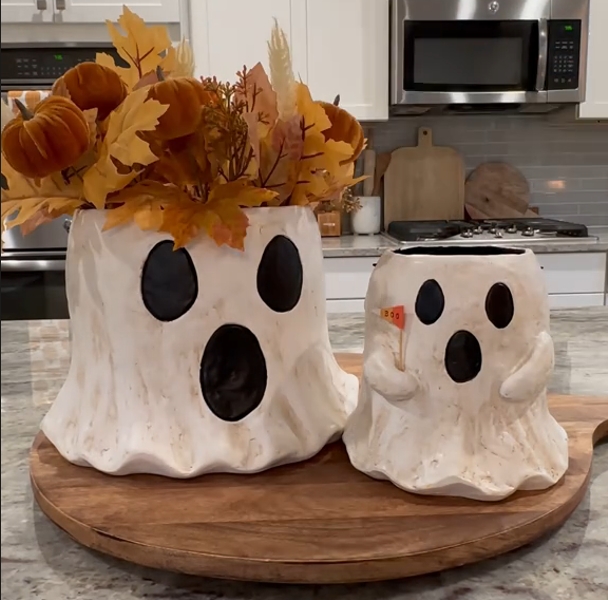 🔥Early Halloween Sale !!! -Handmade Halloween Adorable Ghost Buckets（BUY 2 GET FREE SHIPPING)