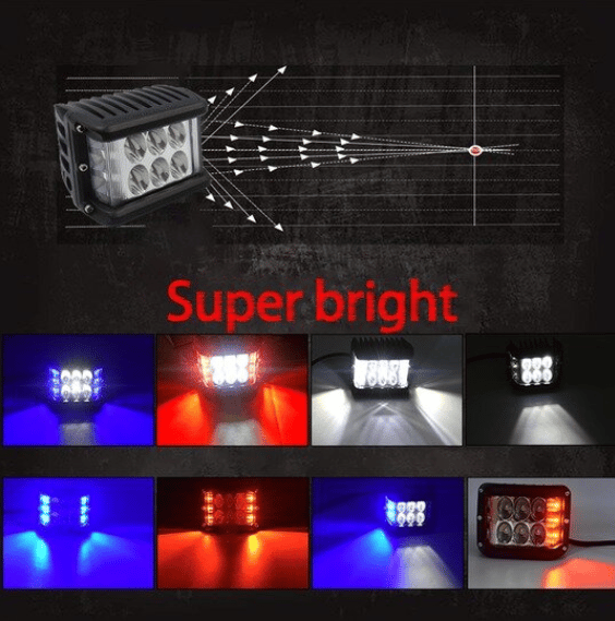 🔥Last Day Promotion - 50% OFF🎁🚓Car Dual Sides LED Dual Color Light