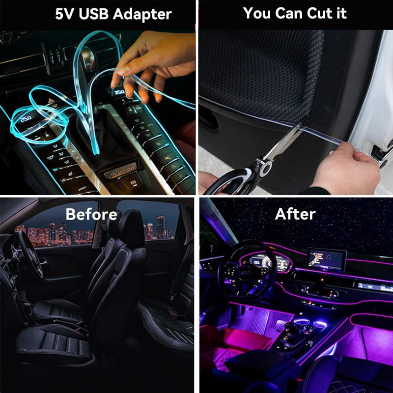 🔥Last Day Promotion 70% OFF💥LED Cold Light Car Atmosphere Light