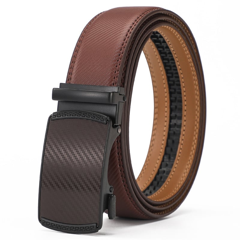 🎁TikTok Last Day Sale - 70% OFF🔥Leather Ratchet Belt With Adjustable Buckle