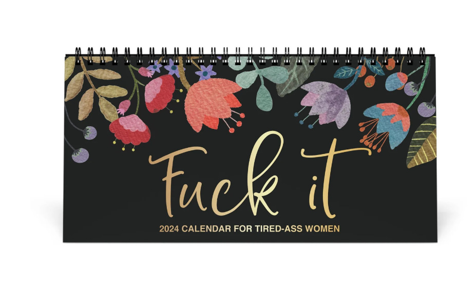 (🔥Last Day Promotion 50% OFF) 2024 Calendar For Tired-Ass Women - Buy 2 Get Extra 10% OFF & Free Shipping