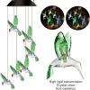 Last Day Sale-Solar LED Lights Hummingbird Wind Chimes