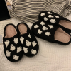 Halloween cute ghost print slippers 100% cotton