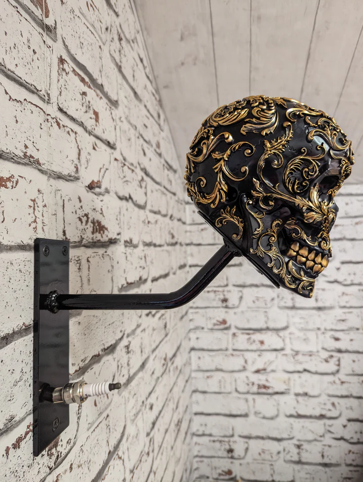 🔥LAST DAY SALE 49% OFF-🏴‍☠️Motorcycle helmet and jacket skull holder 🔥BUY 2 FREE SHIPPING