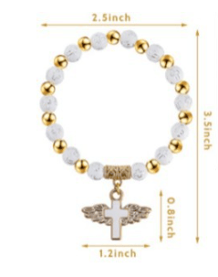 🎁2023-Christmas Hot Sale🎁50% OFF🔥Angel Wing Cross Bracelet-BUY MORE SAVE MORE