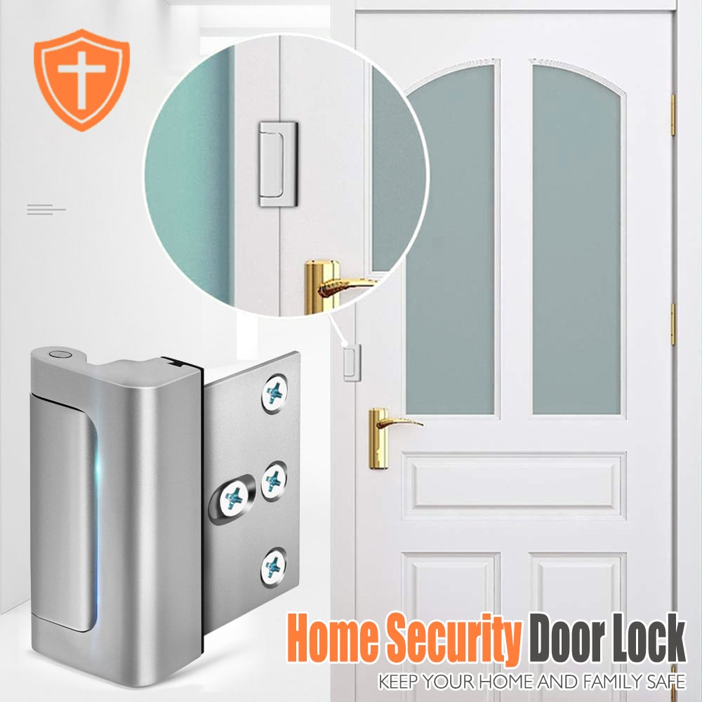 💥LAST DAY SALE 50% OF💥Home Security Door Lock - Withstands 800 lbs