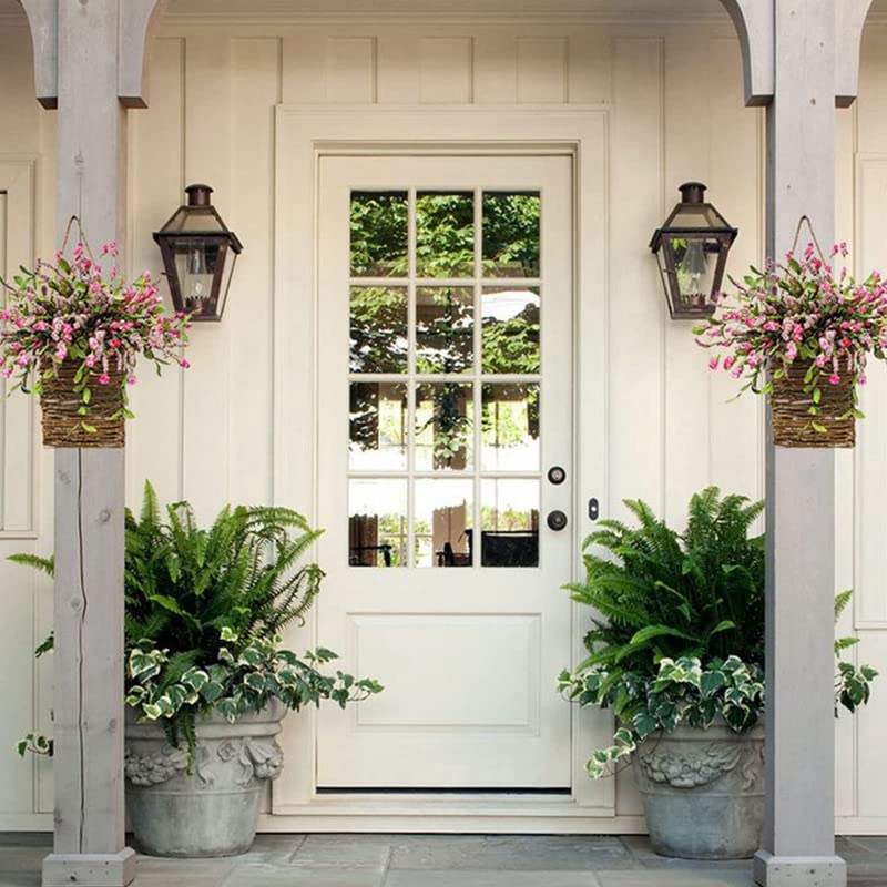 💥LAST DAY SALE 50% OFF💥Cream Hydrangea Door Hanger Basket⚡BUY 2 FREE SHIPPING