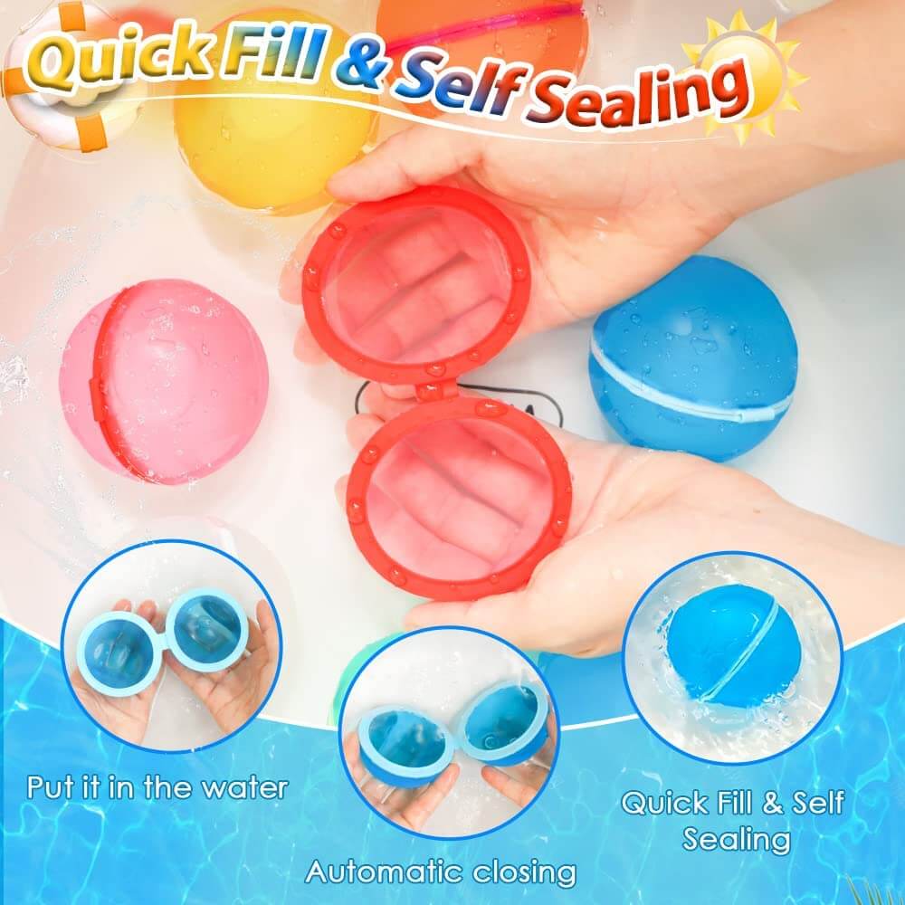 Last Day Promotion 48% OFF -Resuable Water Balloons