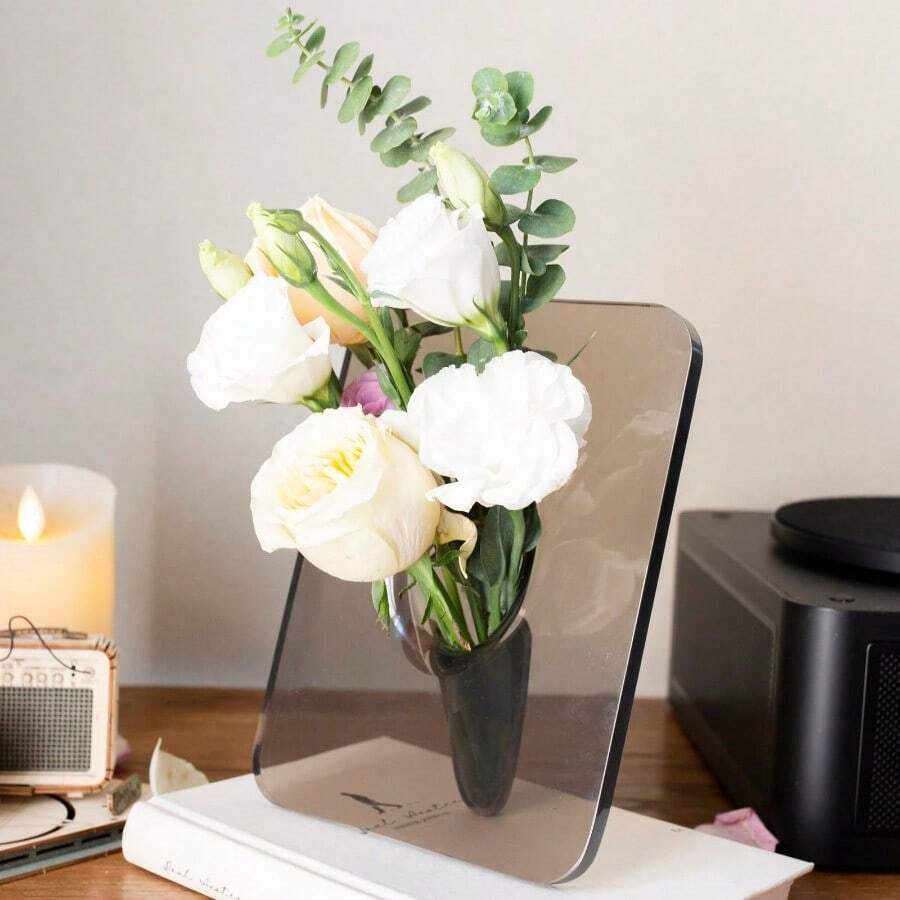 Transparent Acrylic Flower Vase Frame, Buy 4 Free Shipping