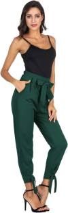 GRACE KARIN Womens Casual High Waist Pencil Pants with Bow-Knot Pockets for Work