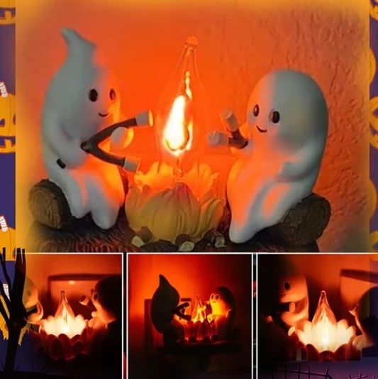 Last Day 50%OFF🔥2025 Ghost Campfire Nightlight👻✨