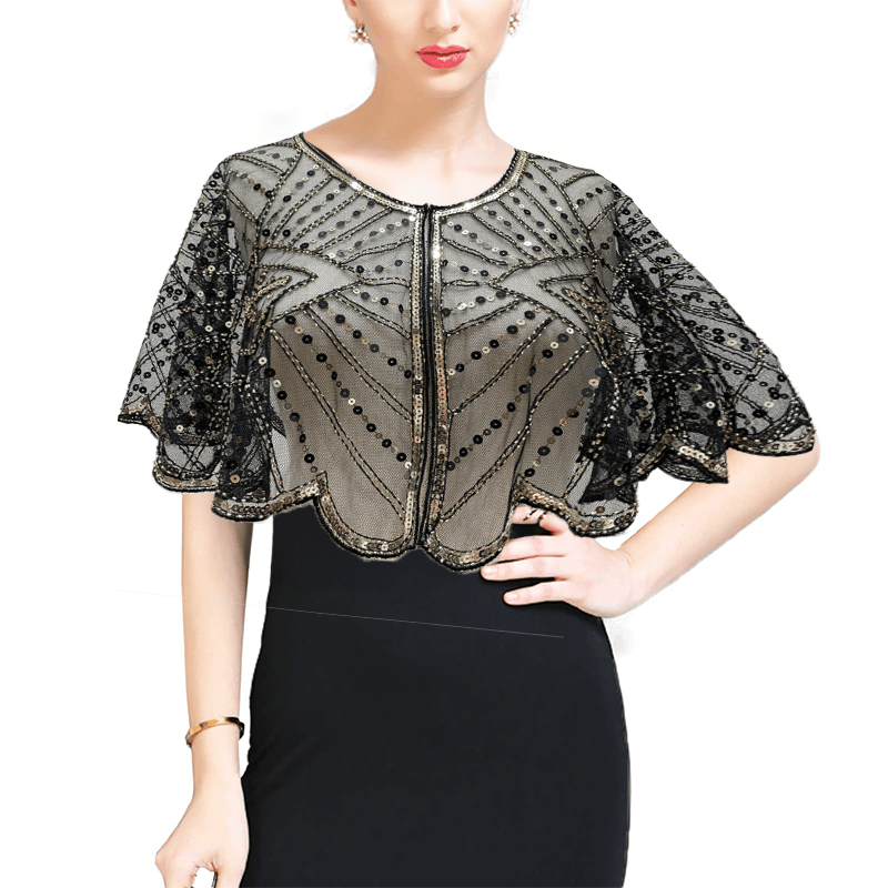 🎁TikTok Last Day Sale - 70% OFF🎉Sequin & Beaded Shawl – 5 Stunning Ways to Style It!