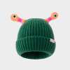 🔥Winter Parent-Child Cute Glowing Little Monster Knit Hat