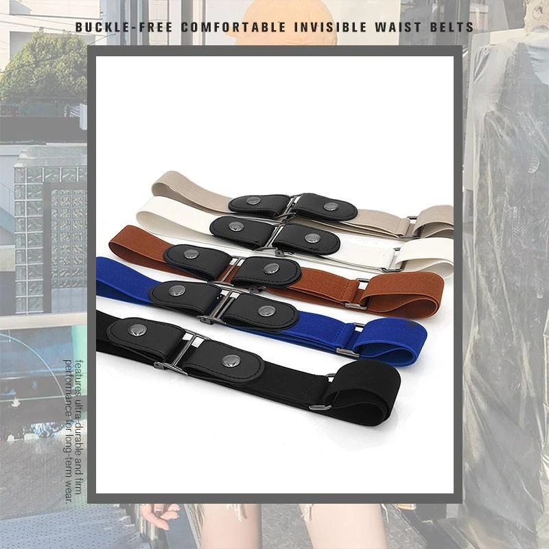 Summer Hot Sale 48% OFF -  Buckle-Free Invisible Elastic Waist Belts(BUY 3 GET 10% OFF NOW)