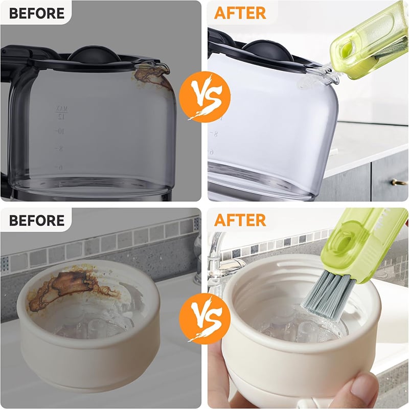 🔥Last Day Promotion 70% OFF🔥Crocodile  Shape 3 in 1 Cup Lid Gap Cleaning Brush⚡Buy 3 Get 3 Free