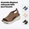 🔥Last Day 60% OFF - Washable Slingback Orthopedic Slide Sport Sandals