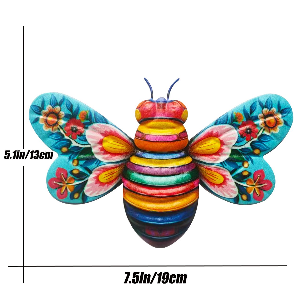 🔥HOT SALE NOW 49% OFF - Iron Bee Art Sculpture Hanging Wall Decorations for Garden