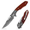 🌌 VG10 Damascus Steel Folding Knife