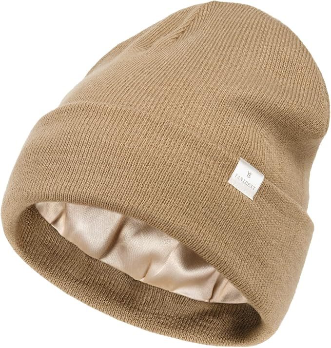 (🎄Christmas Sales 49% OFF) ✨️Satin Lined Winter Beanie Hat