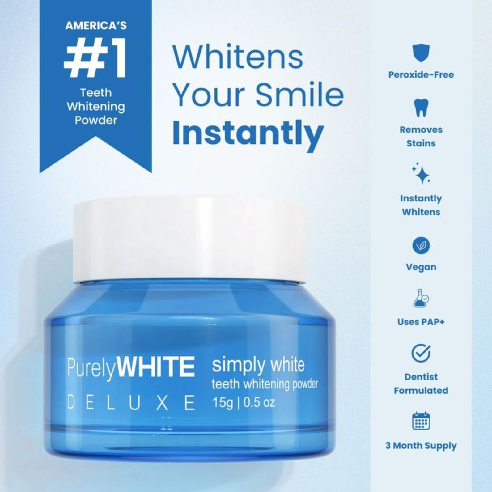 🔥Last Day Promotion 50% OFF🔥PurelyWhite - Instant Whitening and Stain Removal Powder