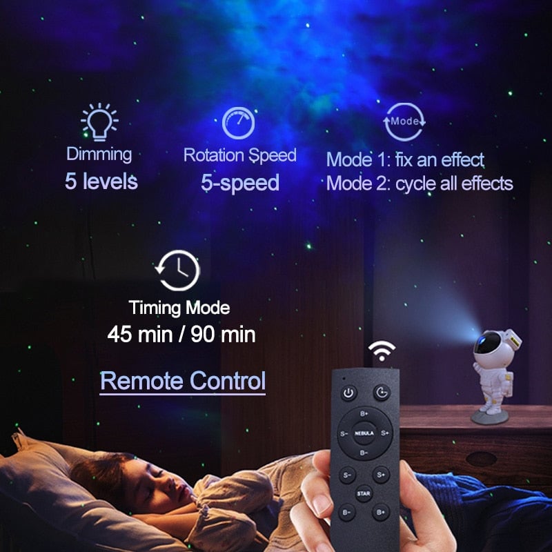 🎁Astronaut Star Galaxy Projector Light - With Timer and Remote (🔥 LIMITED TIME FREE SHIPPING🔥)