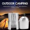 Military Canteen Set of 4, Canteen Cup Stove Pouch Kit