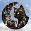 🐱🔮Magical Cat Suncatcher Ornament