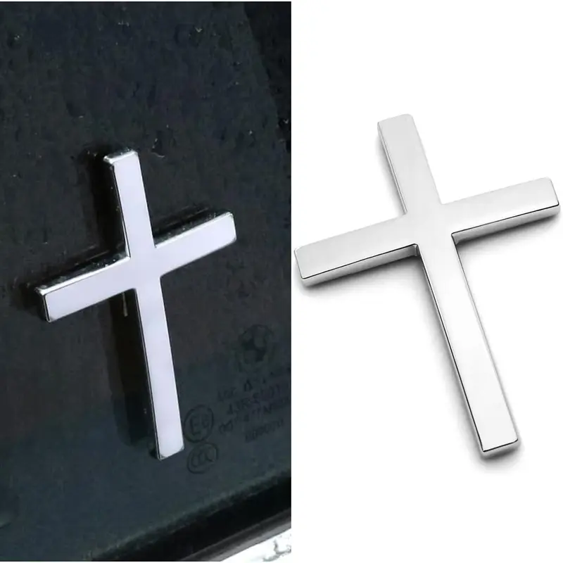 ✝️100% Handmade 3D Cross Metal Sticker(𝐒𝐦𝐢𝐭𝐡 𝐇𝐚𝐧𝐝𝐦𝐚𝐝𝐞®)