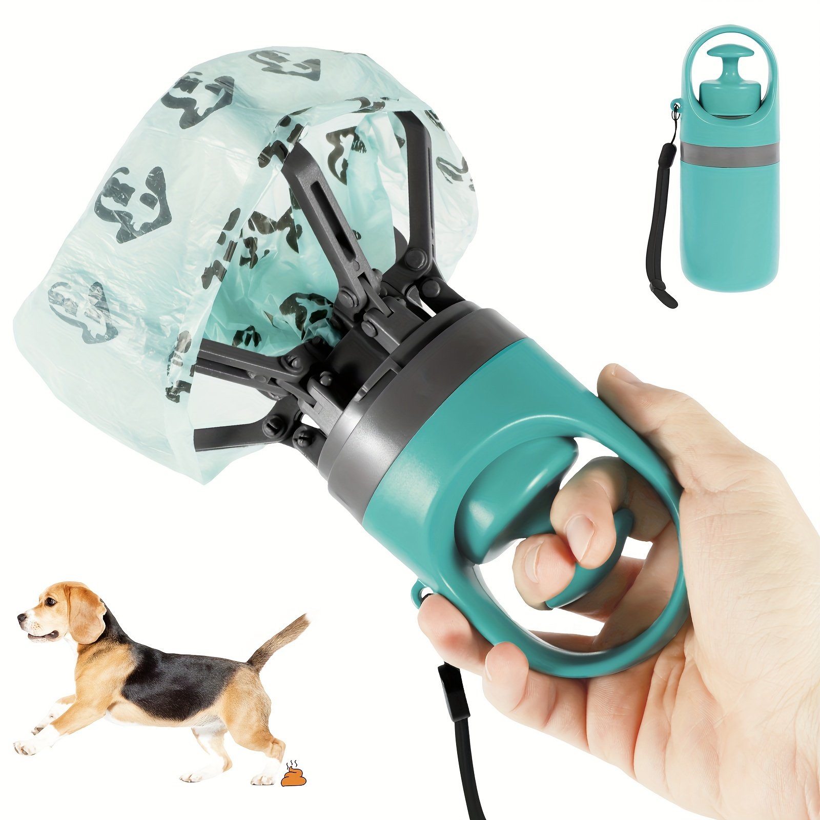 ⏰LAST DAY SALE 50% OFF - 🐾Portable Poop Scooper with Bags