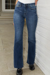 Mid-Rise Tummy Tuck Bootcut Jeans (Buy 2 Free Shipping)