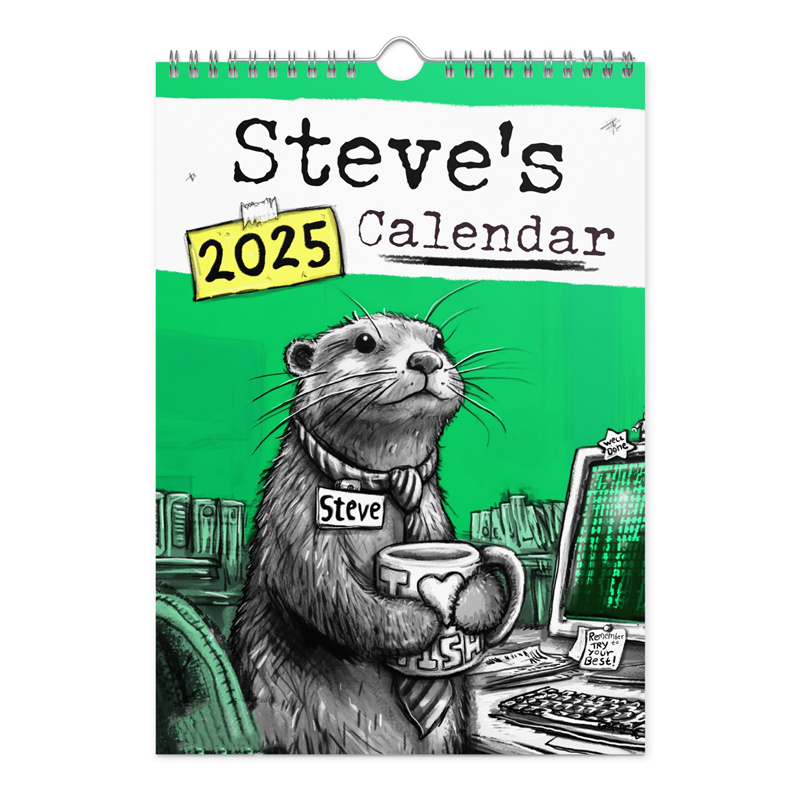🎄Steve Wall Calendar✨