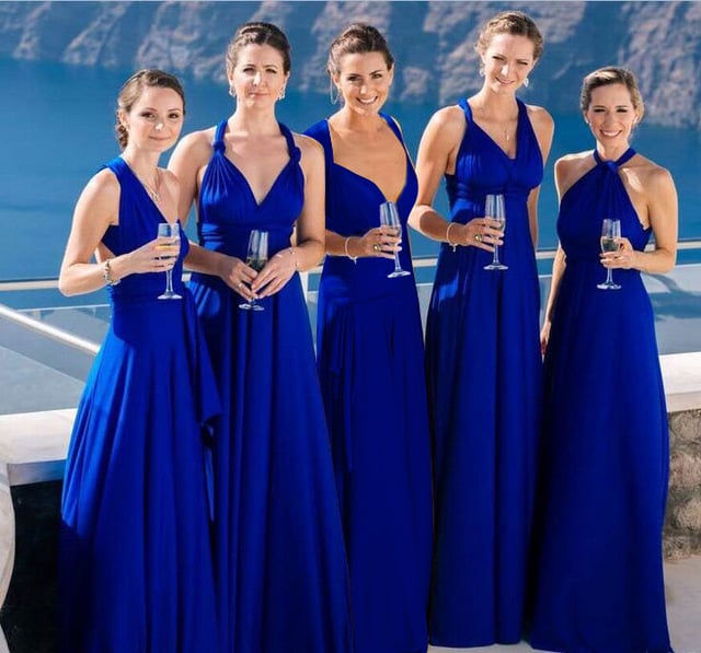 🔥Last Day 49% OFF - Versatile and Sexy Strap Wrap Dress - Bridesmaid Dress