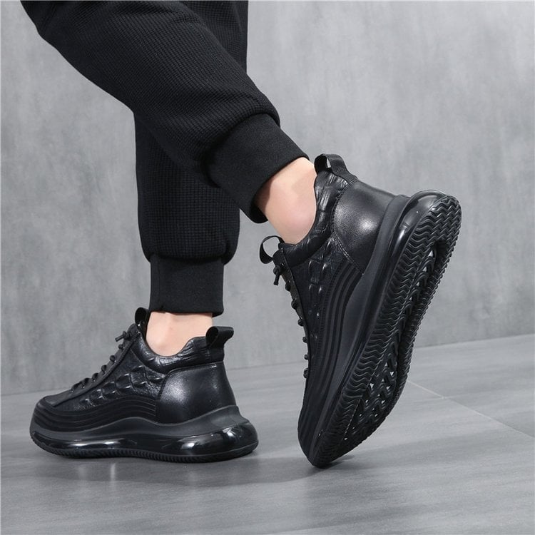 🥾Men's Casual Air Cushioned PU Shoes!! --🎉FREE SHIPPING NOW