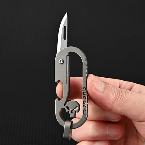 🔥Last Day 50% OFF-New MINI Titanium Alloy keychain  Outdoor EDC Self-defense Tool