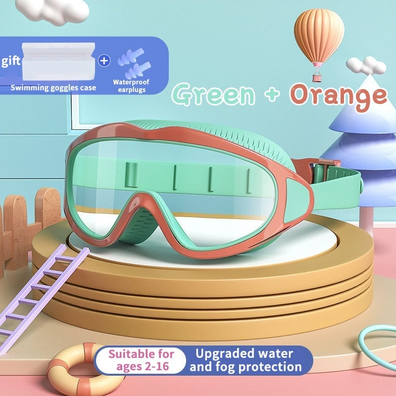 🎁TikTok Last Day Sale - 70% OFF🏊‍♂️ ✨HD children's large frame waterproof and anti-fog swimming goggles