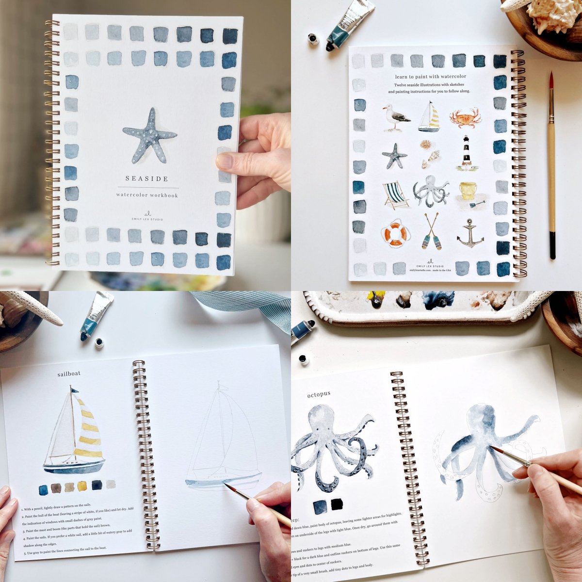 🖼️Beginner-Friendly💕Watercolor Workbook