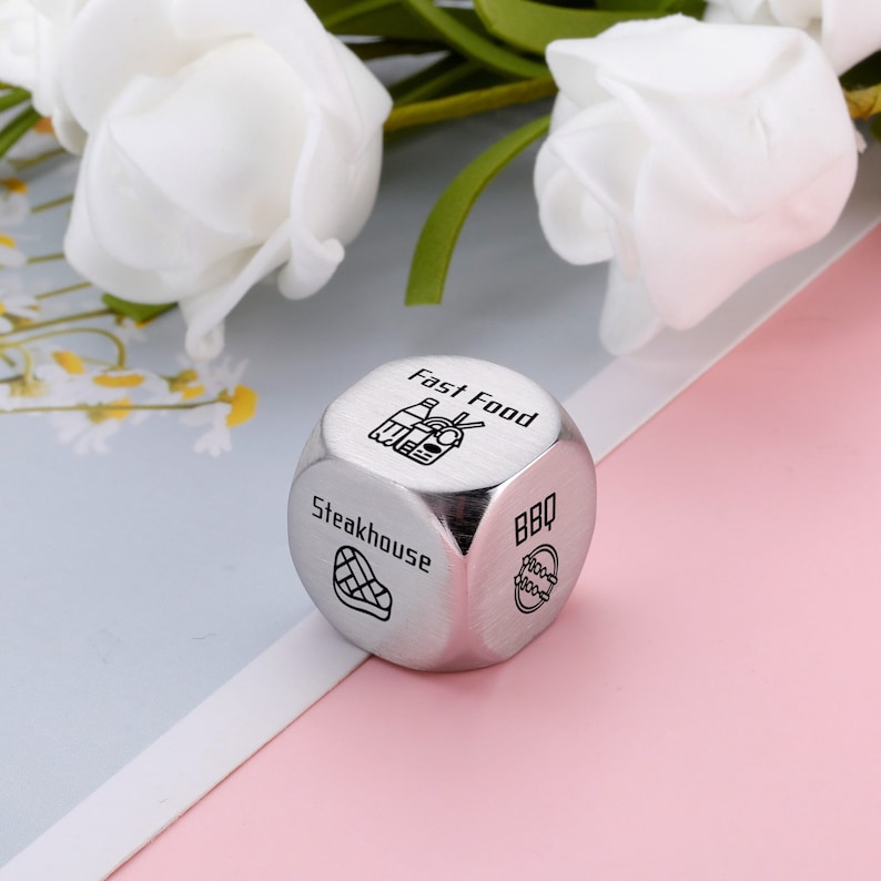 🎁LAST DAY 65% OFF🔥 Food Decision Engraved Dice Set for Foodies (BUY 2 FREESHIPPING)