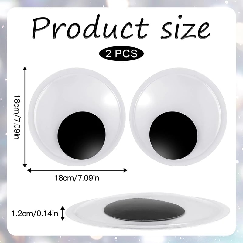 🎁TikTok Last Day Sale - 70% OFF🔥7 Inch Giant Googly Eyes Self Adhesive