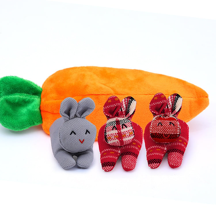 🔥Last Day Promotion 70% OFF🔥Hide-and-Seek Bunnies in Carrot Pouch