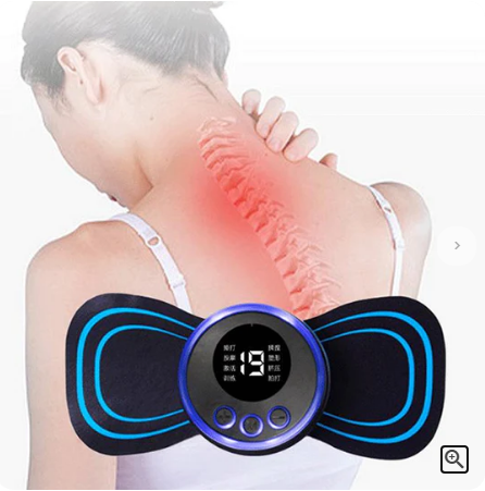 🔥BLACK FRIDAY SALE - BUY 1 GET 1 FREE!🔥Portable Massager with 8 Modes and LCD Screen - Mini Muscle Stimulator for Pain Relief