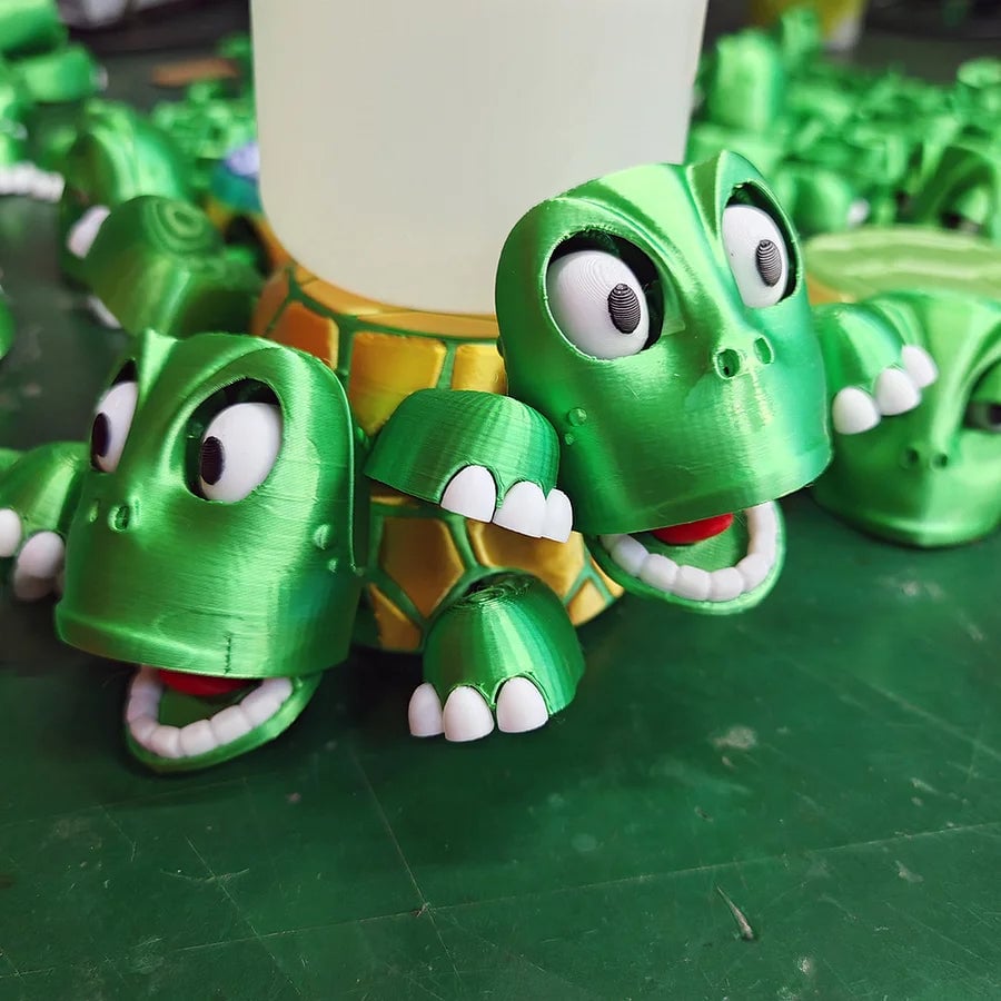 🔥Last Day Promotion 70% OFF💥Interactive 3D-Printed Turtle Coasters