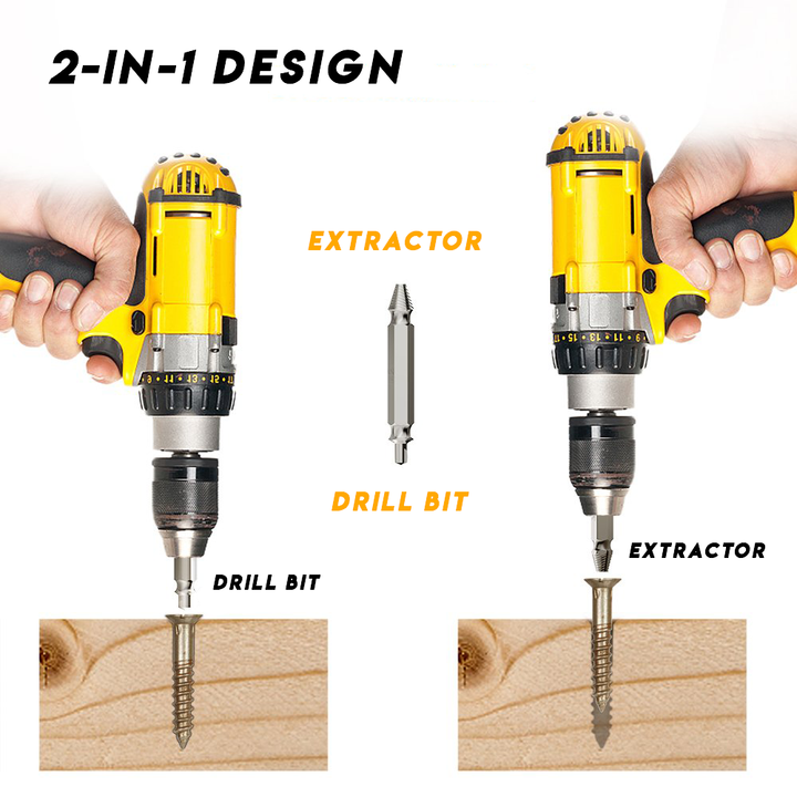 Screw Extractor (1 Set 5pcs)