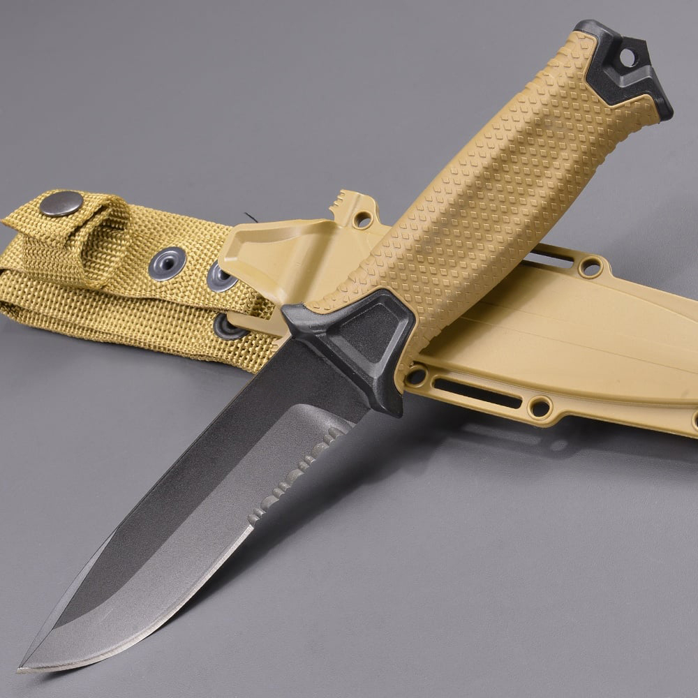 ⚔️ Outdoor Tactical Knife – High-Rigidity Survival & Utility Blade