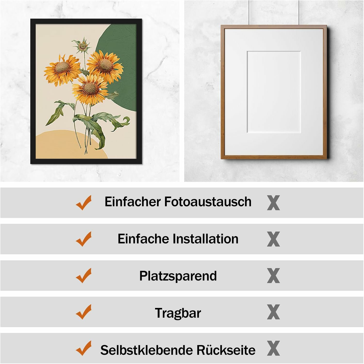 🔥Heißer Verkauf - 49% Rabatt🔥Wiederverwendbarer magnetischer Bilderrahmen
