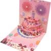 💥LAST DAY SALE 50% OFF💥Fireworks Pop Up Cake Light and Music Happy Birthday Card Gift