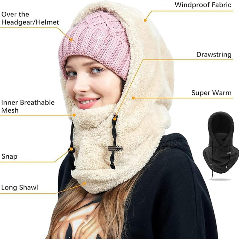 🎄Christmas Sale- 70% OFF🎁Arctic Fleece Mask Warm Hat-Buy 2 Free Shipping