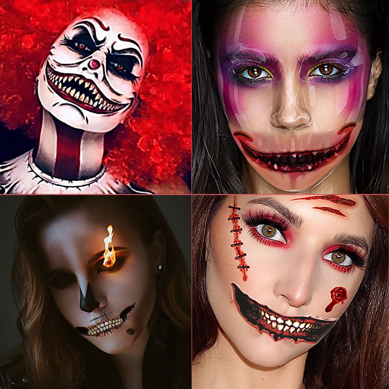 🔥Last Day Promotion 70% OFF-😈-2023 New Halloween Prank Makeup Temporary Tattoo