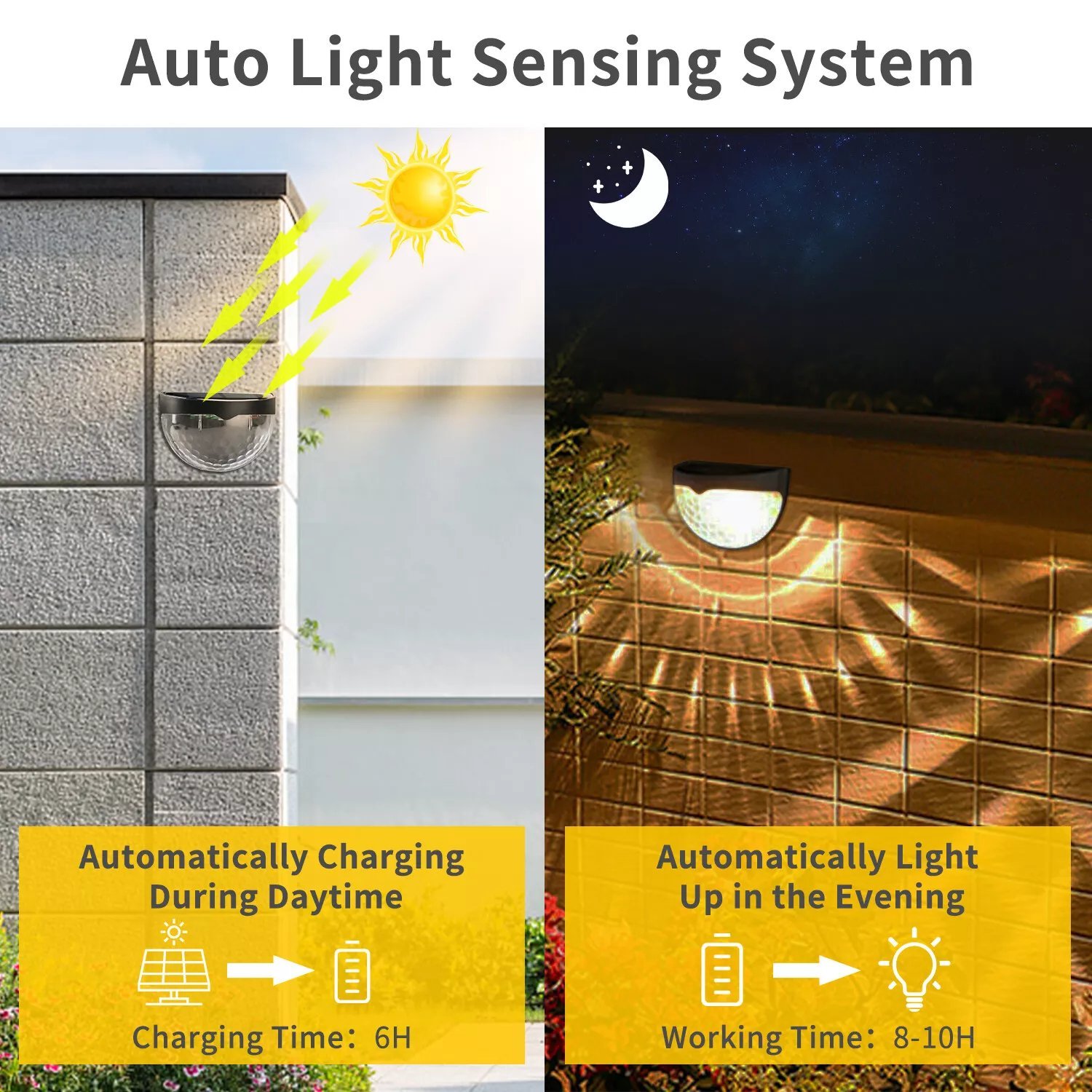 🔥🔥Buy 4 get 3 free shipping-2024 New Solar Fence Deck Garden Light🔥