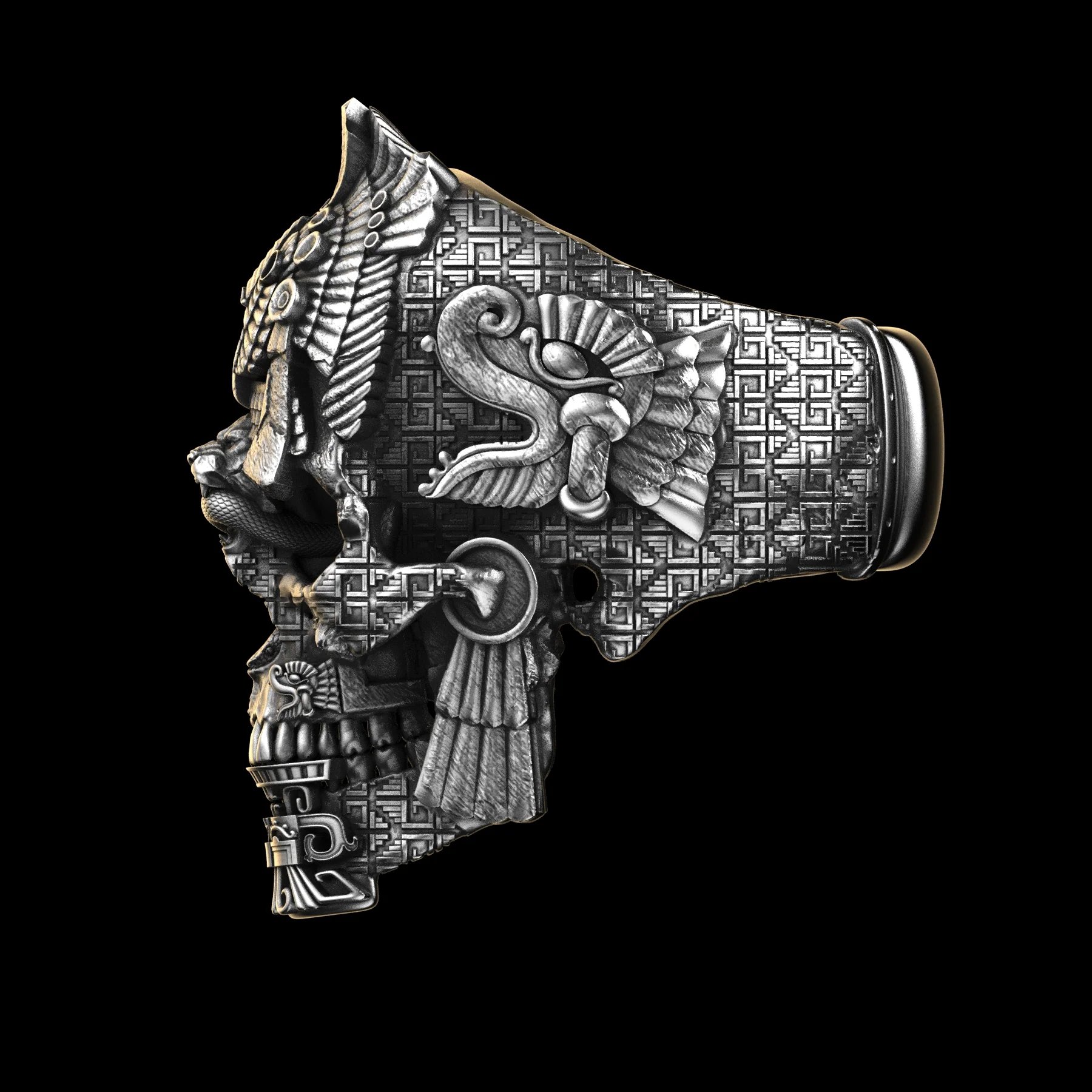 🔥Last Day Promotion 48% OFF-🎁-Sterling Silver Black Skull Ring