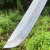 Damascus steel short katana